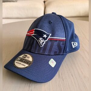 New England Patriots New Era 39THIRTY Flex Hat Navy Blue Size: M/L (R101)